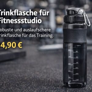 Trinkflasche für Fitnessstudio